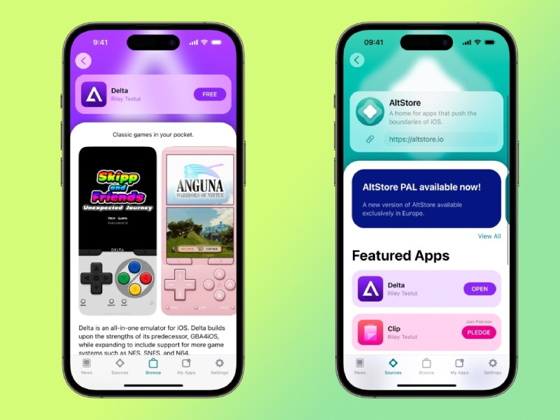 图:全球首款经认证的iOS替代商店AltStore PAL发布 年费1.5欧元不对开发者抽佣
