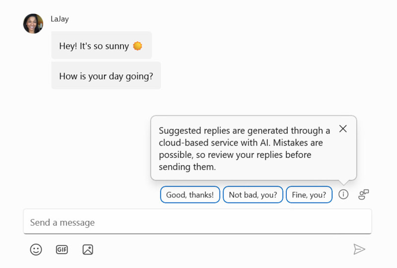 图:微软更新Windows 11连接手机应用 现在收到短信时你可以在PC上用AI回复